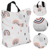 Baby Cloth Diaper Bag Waterproof DoubleLayer Pocket Fashionable Baby Outing