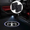 2pcs 3D Magnetic Car Door Step LED Welcome Logo Shadow