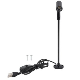 VIFERR Cabinet Spotlight Aluminium USB Standing Jewelry Display LED Spotlight Lamp for Cabinet Cupboard Arts Painting Accent (White Light)