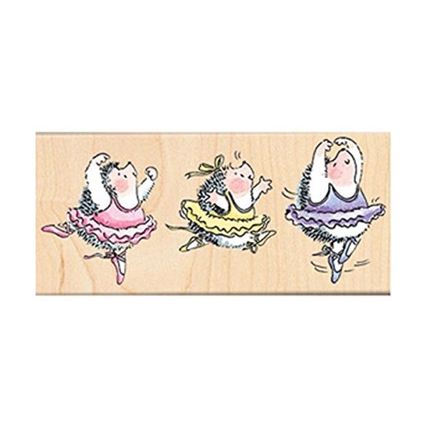 Penny Black 062665 Ecarte Splits Pirouette Mounted Rubber Stamp, 2.5 by 5-Inch