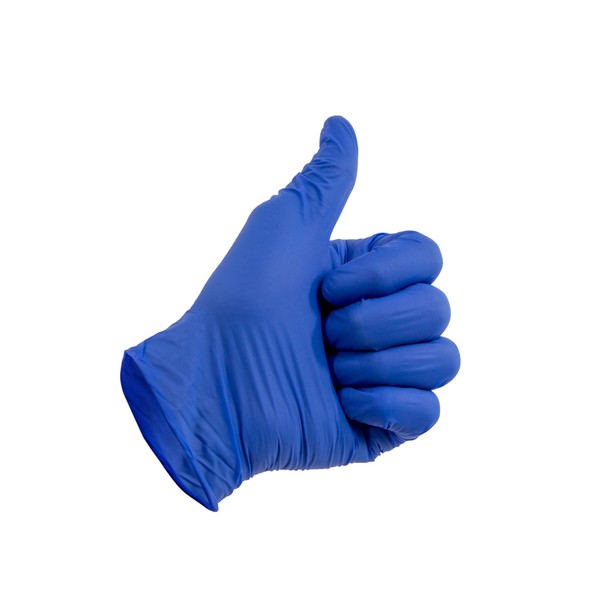 BetterGloves - Biodegradable Nitrile Disposable Gloves, Violet Blue Color, Powder