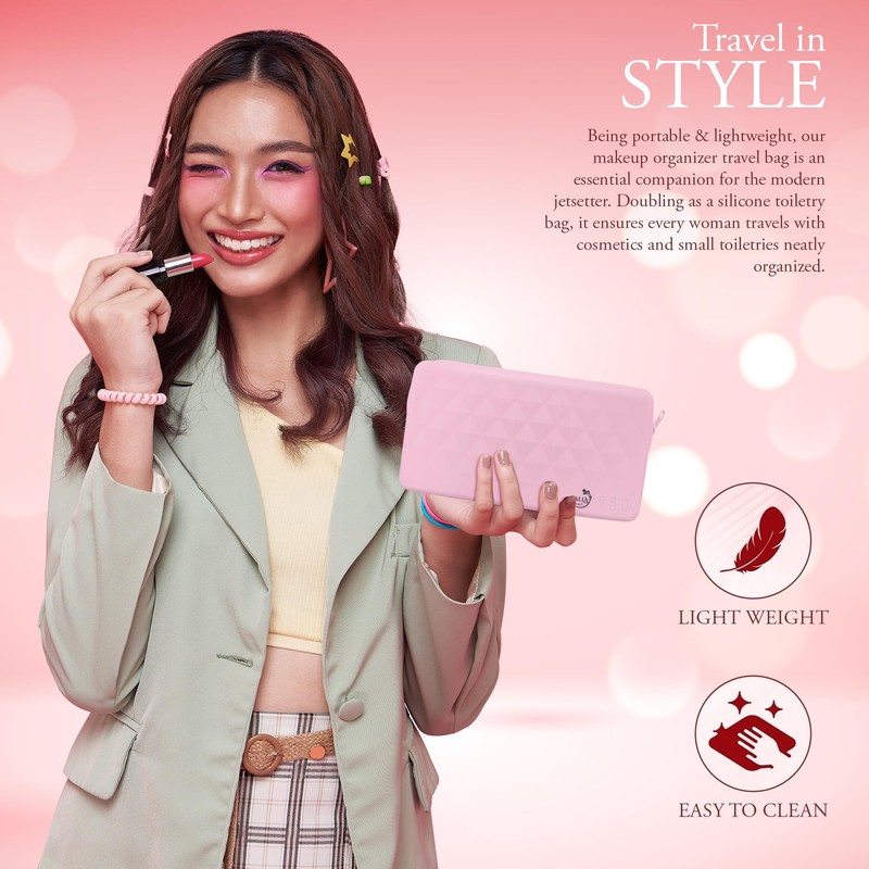 CallaBurst Bolsa de maquillaje de silicona – Bolsa de silicona