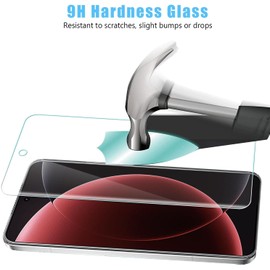 MOOISVS 2+2 Pack for Xiaomi 17 Ultra Tempered Glass Screen Protector+Camera Lens Protector,Tempered Glass Film,9H Hardness,Anti-Scratch, Anti-Fingerprint Screen Protector