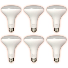 GoodBulb BR30 LED Light Bulb, 11-Watt (65W Equivalent) Dimmable, Energy Efficient LED Reflector, 3000K Warm White, 850-Lumens, E26 Base (Pack of 6)