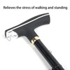 15 Gears Adjustment Elderly Folding Waking Cane Hand Walking Standing