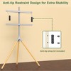 UPGRAVITY Easel TV Stand with Tripod Base for 45-65 inch