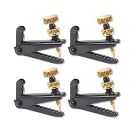 Yinfente 8pcs Violin Fine Tuners for 3/4 4/4 size Violin Violin String Tool Black Gold