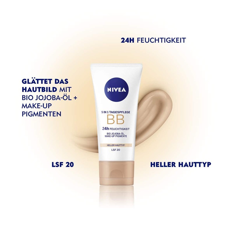 NIVEA BB 5 in 1 Day Cream 24h Moisture (50