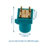 Vecys Fakra Z Male Crimp Connector Fakra Z Male Waterblue