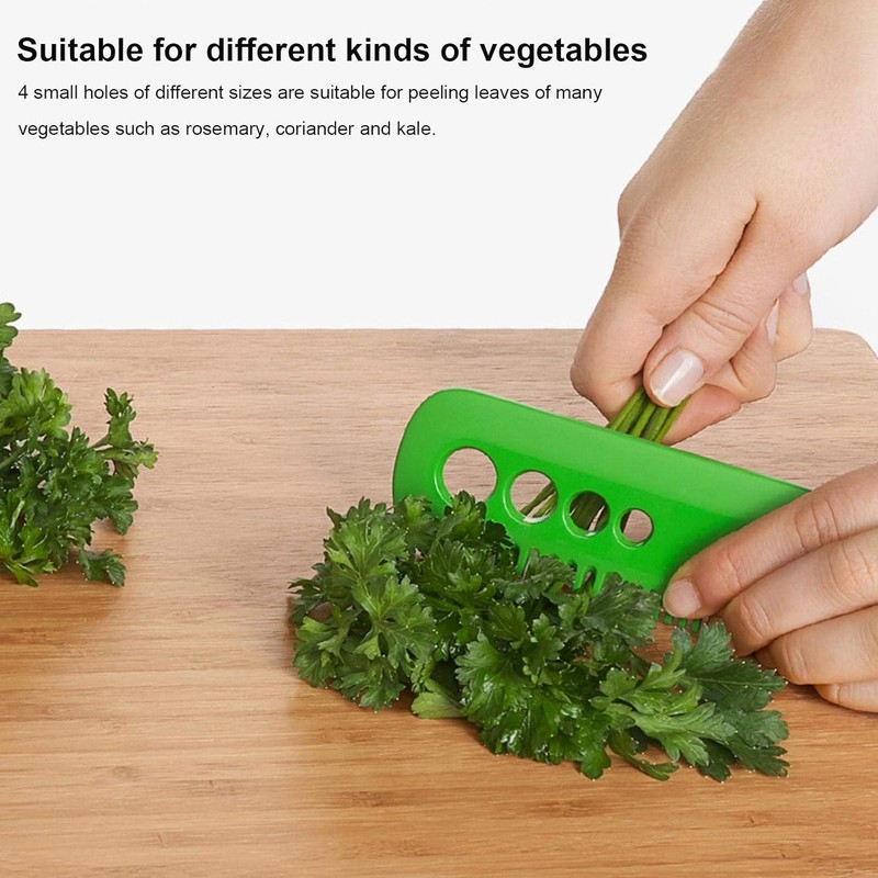 1PC Green Herb Stripper - Kale Kitchen Gadgets/Leaf Stripping Tool/Separator