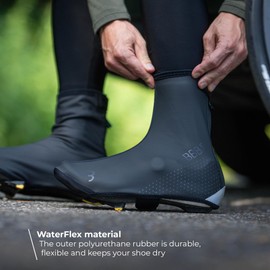 BBB Cycling Overshoes Waterproof Men’s Women’s MTB and Road Cycling Shoe Covers Wet Weather Winter 5 to 15 degrees Waterproof Cycling Shoes Shimano SPD Speedplay LOOK compatible WaterFlex 3.0 BWS-23