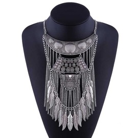 YAZILIND Collar Necklaces Pendants Vintage Maxi Choker Statement Collier Boho Women Jewelry