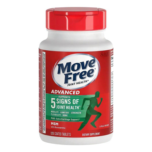 Move Free Multivitamínico Glucosamina Condrintina 120 Tab Sabor Sin Sabor