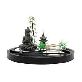 Inspirational Gifting Buddha Garden Kit - 20cm diameter Japanese Buddha Garden Kit with all the accessories!