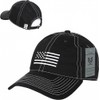 Rapiddominance Relaxed Graphic Cap,White US Flag, Black