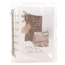Bine/Bine A6 Clear Binder [Silver] 57955