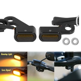 HDBUBALUS Turn Signal Light LED Indicator Blinker Running Light Fit for Harley Sportster XL883 1200 72 48 2004-2020 1 Pair