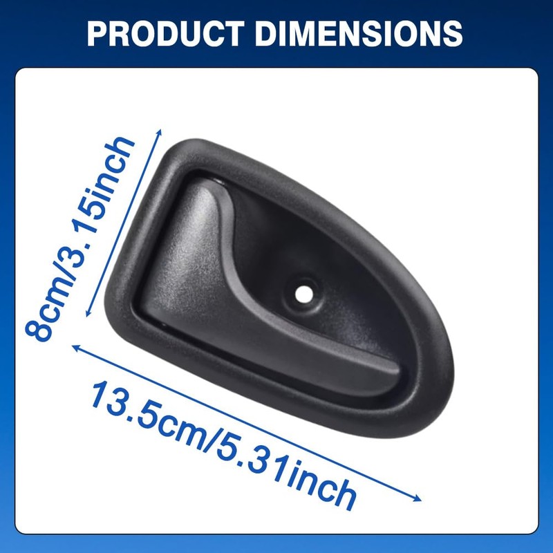 TOTMOX Car Inner Door Handle, Door Pull Handle Auto Interior