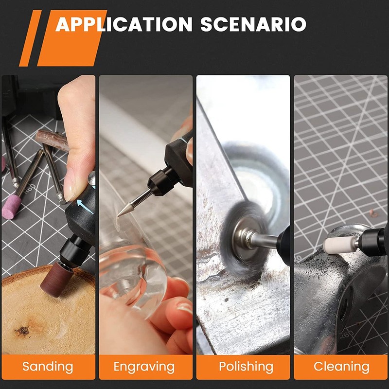 Handheld Grinder Rechargeable 3 Speeds Cordless Grinder Electric Polishing Engraving