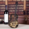 Guitar Shaped Wine Cork Container Wine Bottle Stopper Organizer Home