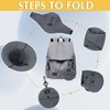 Waterproof Bucket Hat for Women Men Rain Hat Wide Brim