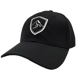 Solohike Men's Cap, Women's Baseball Cap, Men's Baseball Cap, Men's Hiking, Baseball Cap Men's Mountain, Baseball Cap for Sports, Leisure, Golf, or Running, Unisex, Cotton Twill, black