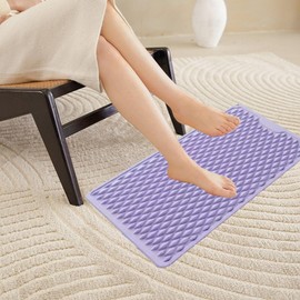 koolsoo Foot Massage Cushion Acupressure Mat Sensory Pad Compact Jogging Acupressure Pad Foot Reflexology Mat for Household Bedroom, pink