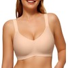 Wireless Bras for Women No Underwire Full Coverage Push Up