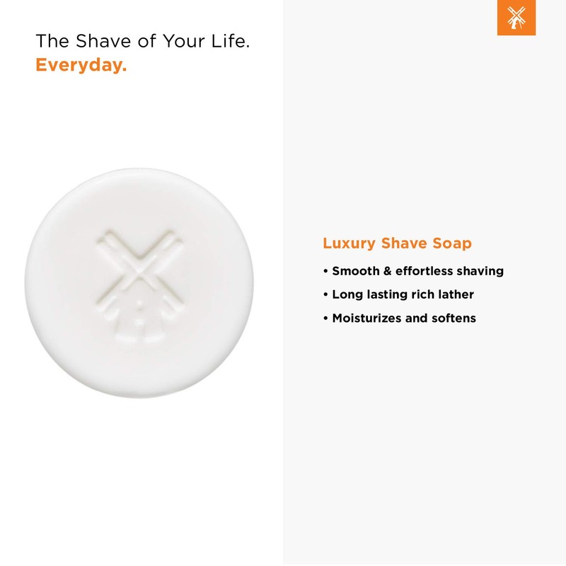 Van Der Hagen Men's Luxury Scented Shave Soap (Pack of