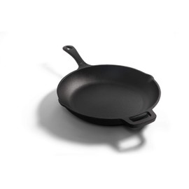 COMMERCIAL CHEF 10 Inch Cast Iron Skillet, Pre-Seasoned Cast Iron Pan with Dual Pour Spouts