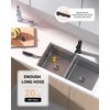 DAYONE Black RV Kitchen Faucet with Pull Down Sprayer –
