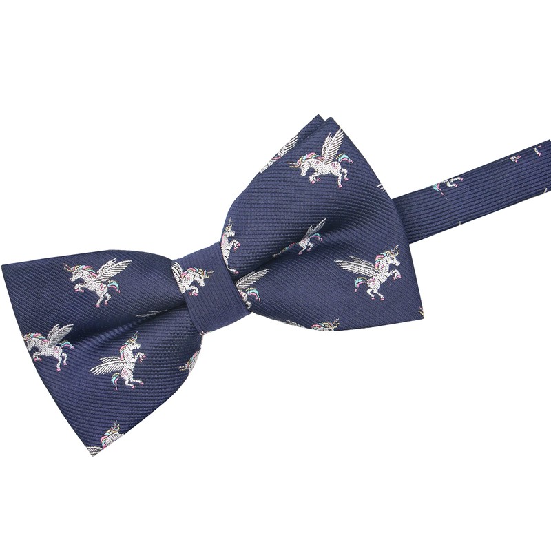 OCIA Boys Dinosaur Sharks Pattern Pre-Tied Bowtie Kids Adjustable Bow