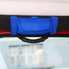 Bosmutus [1PC Roll Bar Grab Handles Grip Handle1987-2021 Compatible with Jeep Wrangler YJ TJ JK JKU JL JLU J-eep Sport Jeep Wrangler Unlimited Sahara Rubicon Handle Bag Wrangler Grab Handles