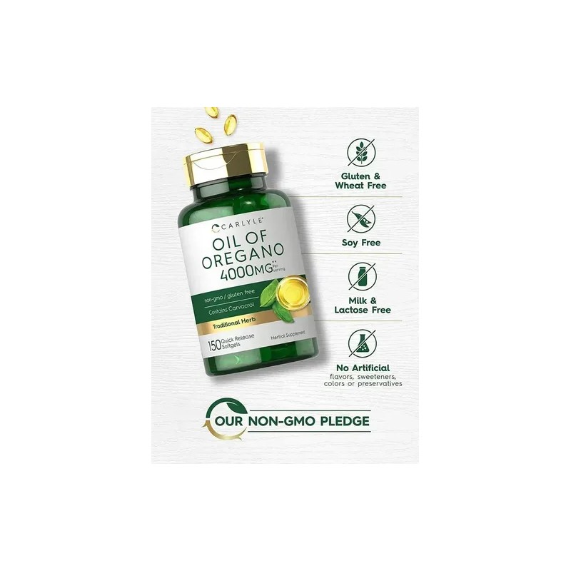 3pc Aceite De Orégano | Potencia Máxima Contiene Carvacrol