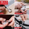 KeySmart Keychain Multitool - Bottle Opener Keychain TSA Approved, 16-in-1