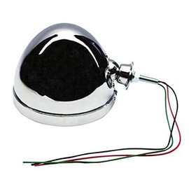 Speedway Motors 7" Stainless Steel Dietz Headlights: Universal Fit for Various Cars, 4H Bulb, Pre-wired 12V High/Low Beam, 1/2"-13 Stud Mount with 3-Wire Plug