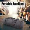 Adjustable Fitness Sandbags Canvas WeightBearing Training Bag for Garden Training(Gray