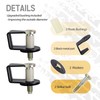 UNIGT 2 Pack Door Striker Bolts Set Includes Bushing Compatible