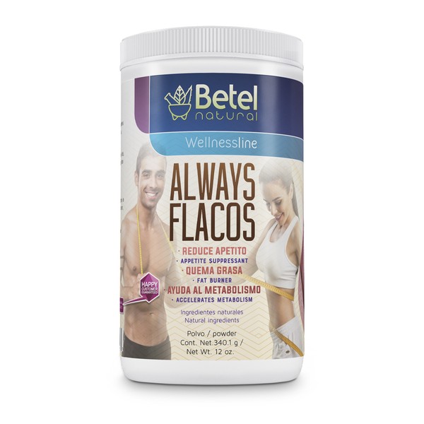 Always Flacos Healthy Lbs by Betel Natural - Cleanse, Detox, and More in 1 - 12 