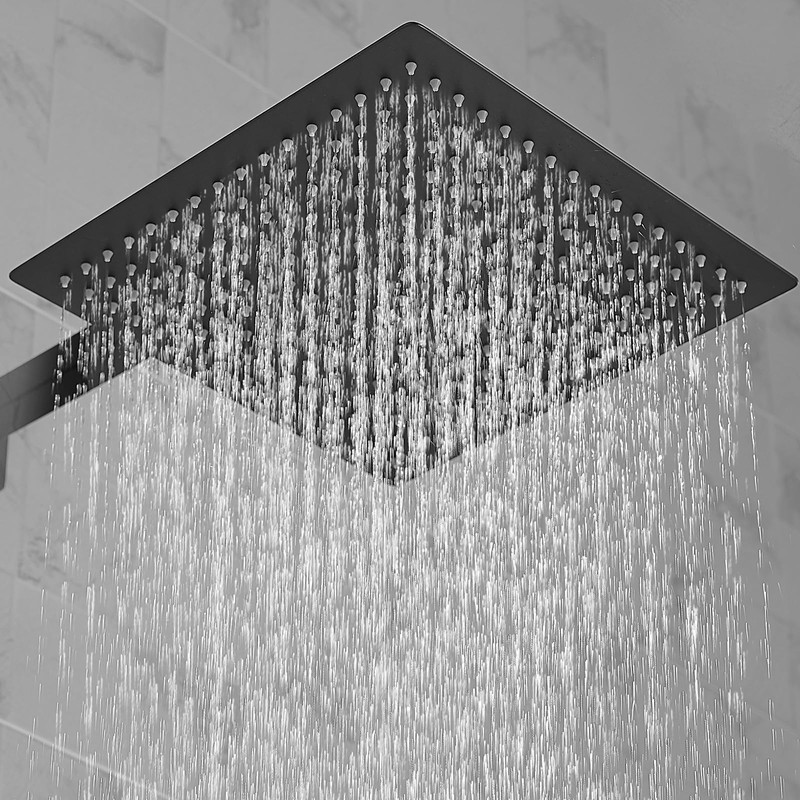 Hoimpro 12 Inch Square Rain Shower Head