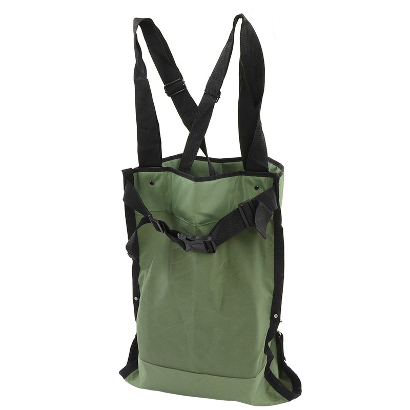 Fruit Picking Bag Green Double Buckle 600D Oxford Cloth Adjustable