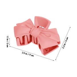 Beaupretty 6 Pcs Bow Hair Clips For Women Claw Clips Plastic Hair Clips Women Hair Clips Hair Bow Clips Bow Barrette Bow Shaped Hair Pin Hair Accessories