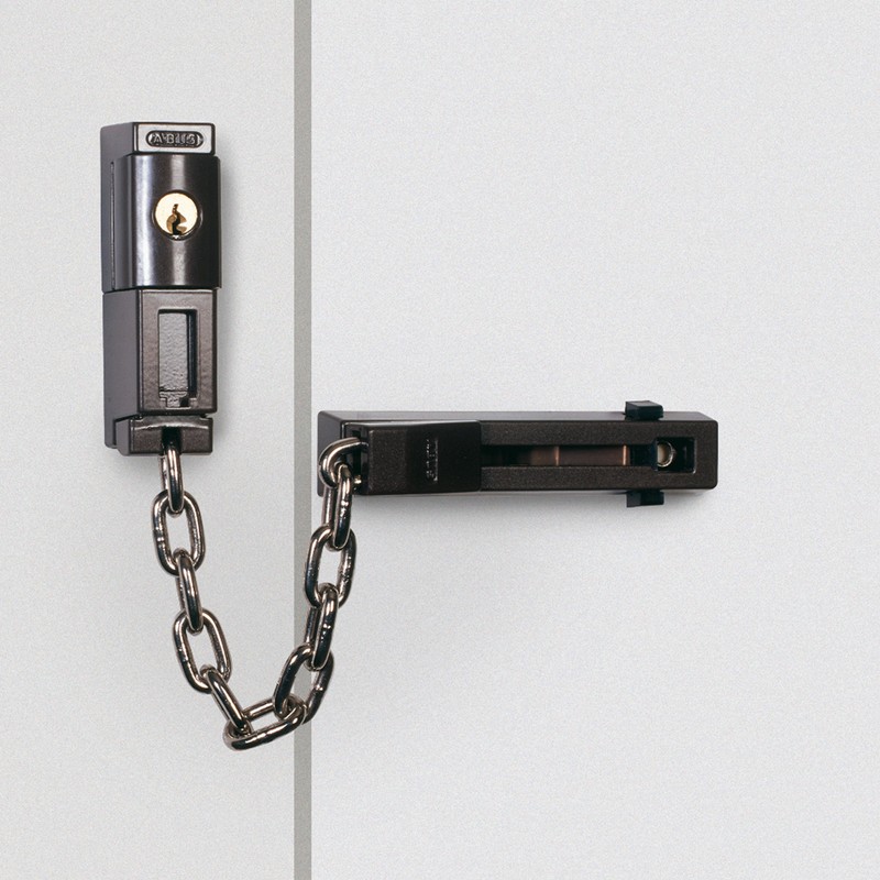 ABUS 39782 Lockable Door Chain Type SK78 Brown