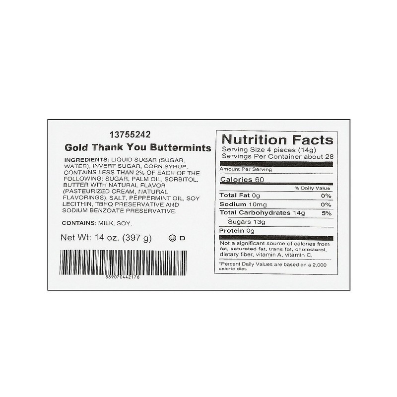 Fun Express Individually Wrapped Thank You Mints, Pack of 108