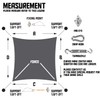 TANG Sunshades Depot Quadrilateral Sun Shade Sail Hardware kit Set