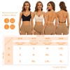 Low Back Bra for Women Wirefree Seamless Bra Backless Multiway