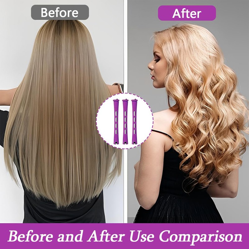 ZORTVUL Pack of 30 Small Perm Rollers, Perm Set Complete,