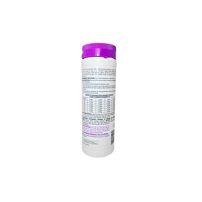SpaGuard Total Alkalinity Increaser, 2 lb, Pack of 3, Prevents