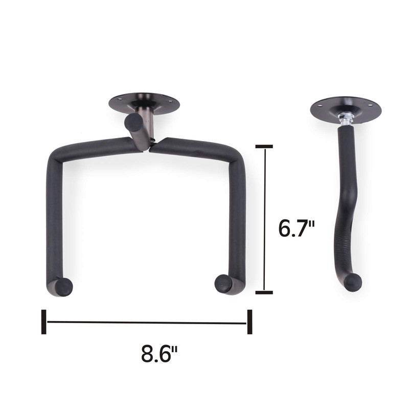 Guitar Wall Mount Guitar Bass Display Rack Horizontal Hanger (Acoustic