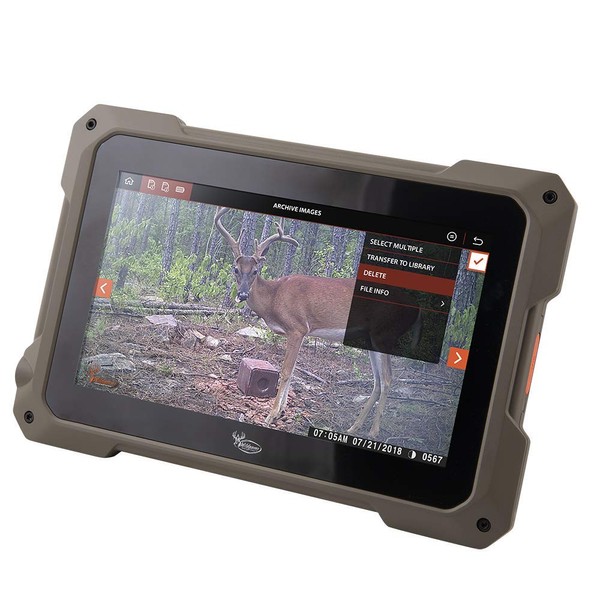 Wildgame Innovations VU70 Trail Tablet Dual Sd Card Viewer, Dark Green